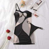 Unleash Your Allure: Irresistible Sheer Black Dress - Todanua Internacional